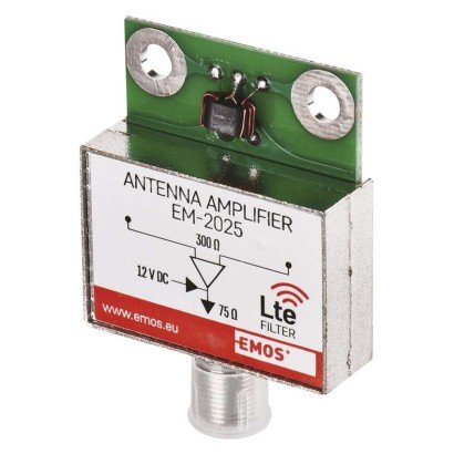 Anténní předzesilovač 25dB VHF/UHF EMOS