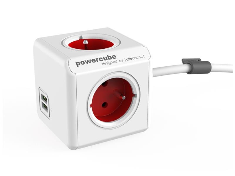 ALLOCACOC POWERCUBE Extended USB Red