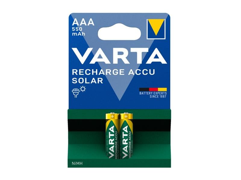 Baterie AAA nabíjecí VARTA BAT0342 Solar 2ks / blistr
