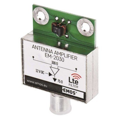 Anténní předzesilovač 30dB VHF/UHF EMOS