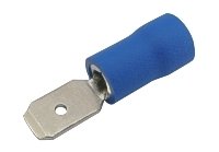 TIPA Konektor faston 4.8mm, vodič 1.5-2.5mm modrý