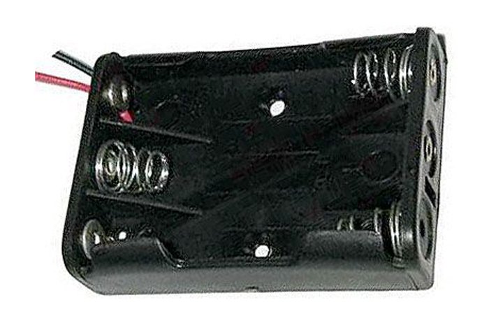 TIPA Pouzdro baterie R03x3 vedle sebe s vývody 15cm