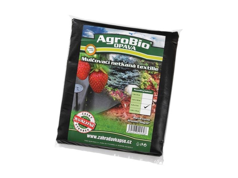 Netkaná textílie AGROBIO 3,2x5m černá