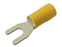 Vidlička 4.3mm, vodič 4.0-6.0mm žlutá TIPA