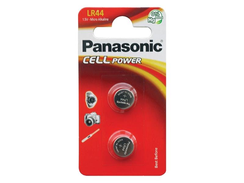 Baterie LR44 (A76) PANASONIC Cell Power alkalická 2ks / blistr