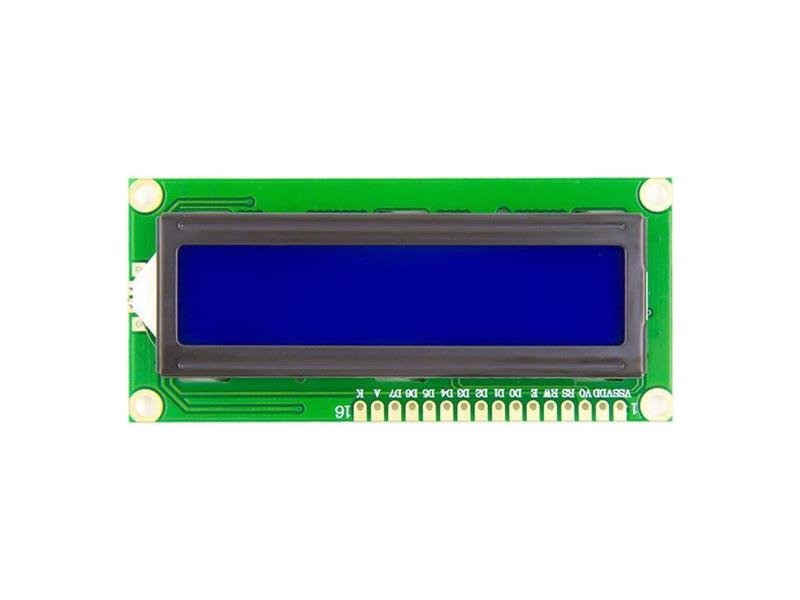 TIPA Displej LCD1602A, 16x2 znaků, modré podsvícení